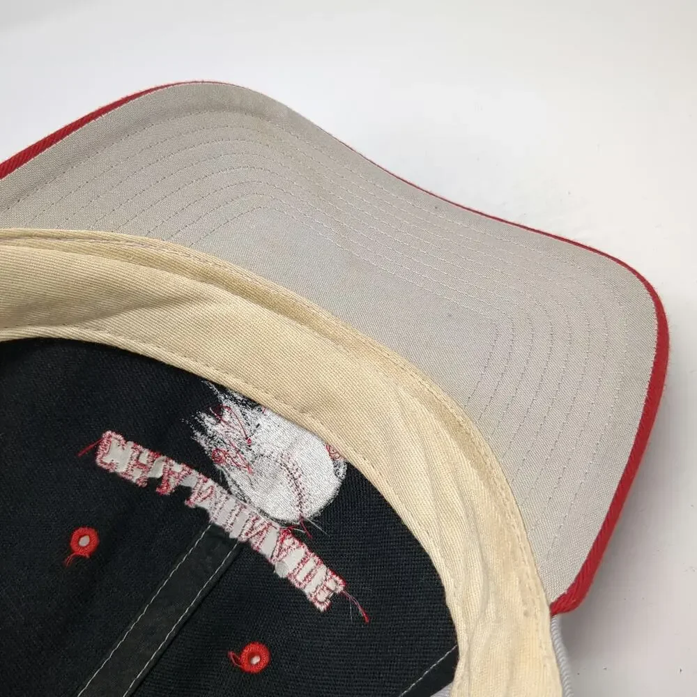 Richardson Snapback Hat Gray Red L Chaminade Flyers Baseball Structured Crown